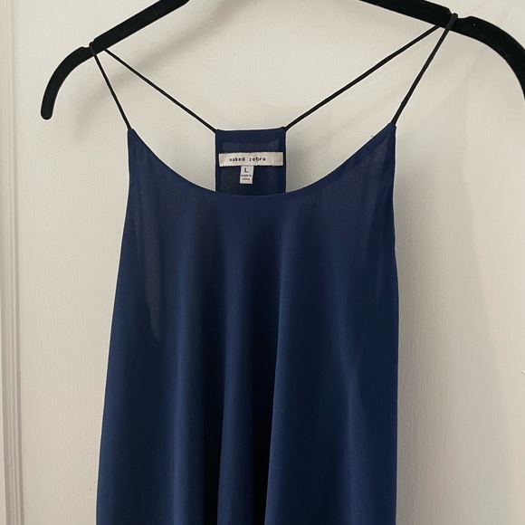 Blue Polyester Tank - Picture 2 of 3